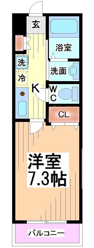 ソレイユ西原 間取り