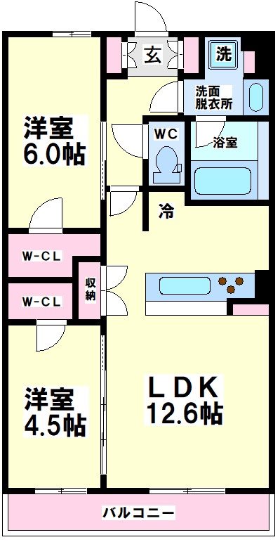 テラス杉並方南町 間取り図