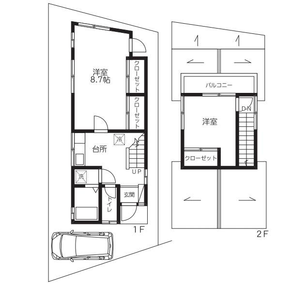 石原コーポ 間取り