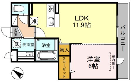 CRESCENTE経堂壱番管  間取り