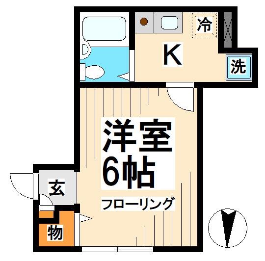 ハレ　ロォカヒ 間取り