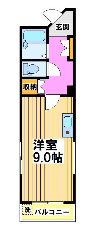 パルテノン飛鳥アネックス 間取り