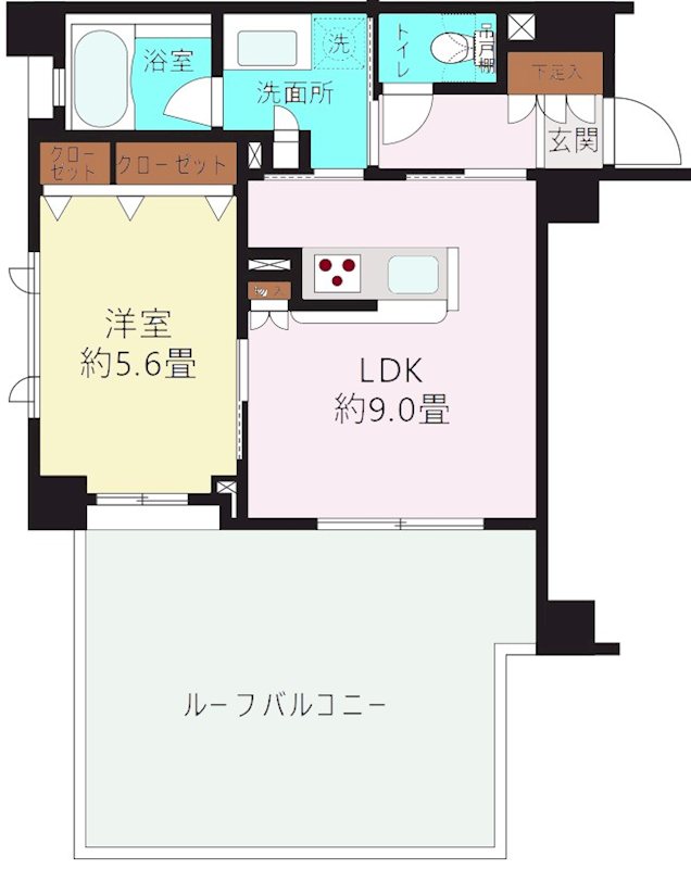クリオ渋谷ラ・モード 間取り