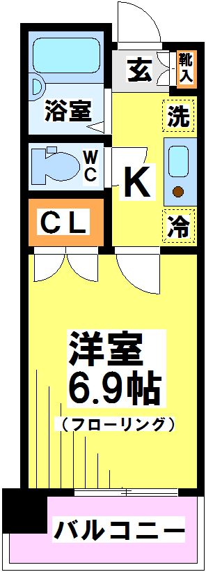 エクレールつつじヶ丘 間取り