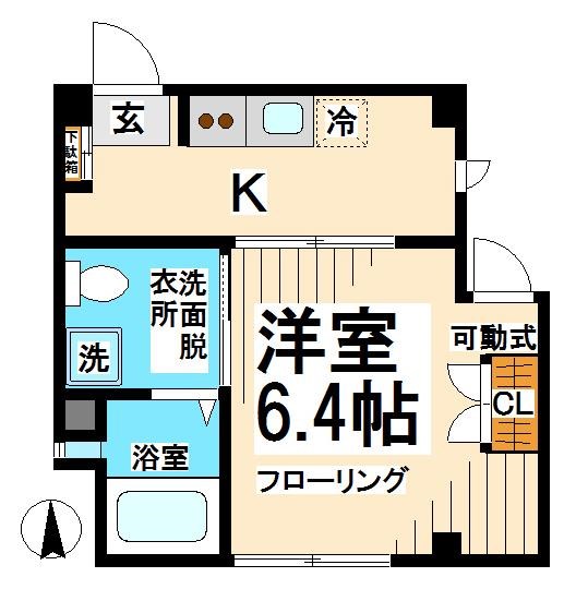 サンフラワー上北沢  間取り