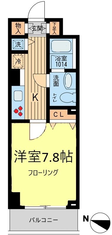 KDXレジデンス幡ヶ谷 間取り