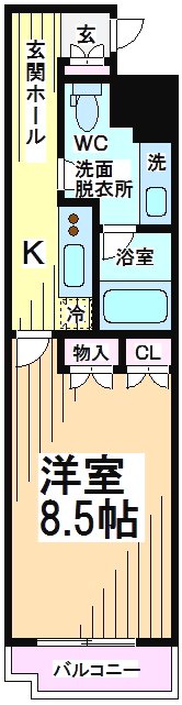 ヴィセオ幡ヶ谷 間取り