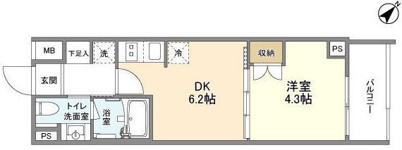 YSレジデンス代田橋 間取り