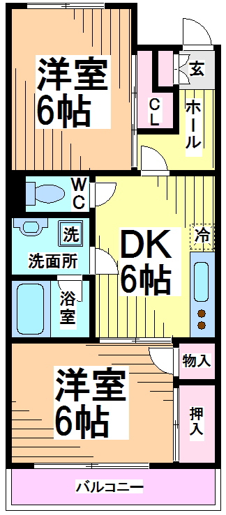 グランドール南台 間取り