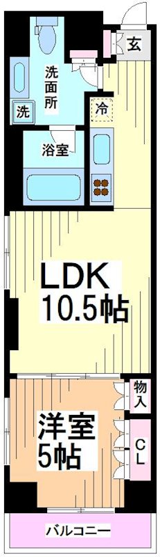 Brillia ist 北沢KEYAKI 間取り