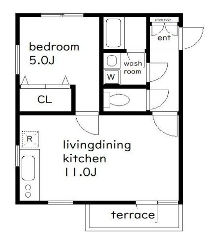 モーガンマナーハウス（定期借家） 間取り