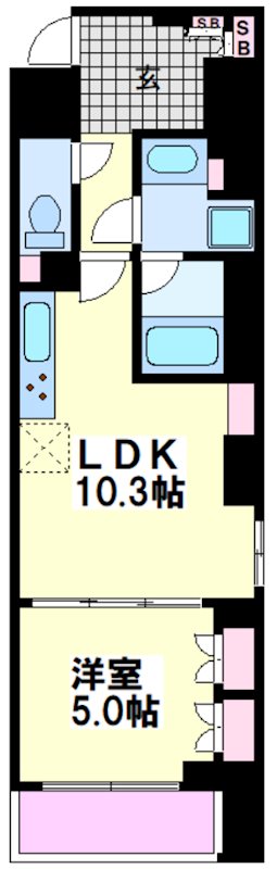 Brillia ist　渋谷本町 間取り