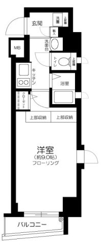 エステムプラザ世田谷・千歳烏山 801号室 間取り