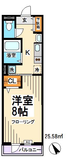 AZEST世田谷松原  間取り