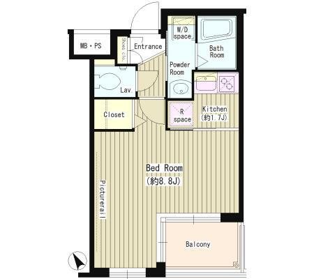 リバティコート千歳烏山 間取り