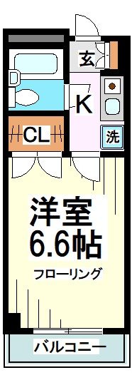 グロージェン代沢 間取り