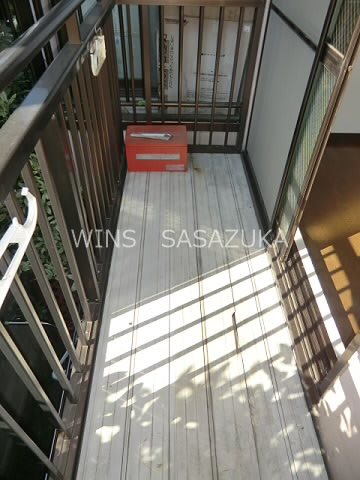 アイリスカワナゴ ベランダ