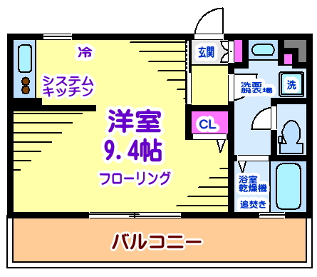 グラン・ソレイユ 301号室 間取り