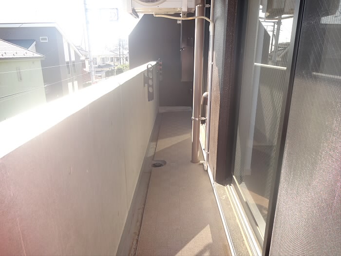 つつじヶ丘アイランドコート ベランダ