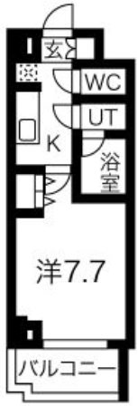 スカイコートグレース調布  200号室 間取り