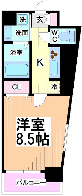 エクレセレント1 間取り