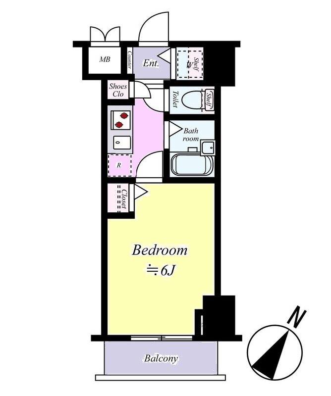 トーシンフェニックス初台弐番館  間取り