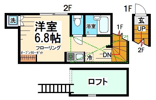 アペックス下高井戸Ⅱ 間取り