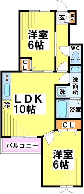 パークヒル五丁山 間取り