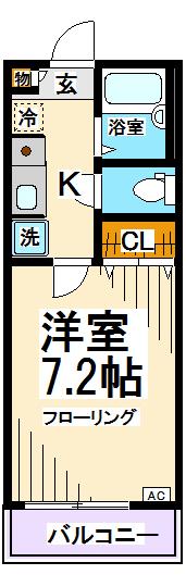 パストラル桜上水  間取り