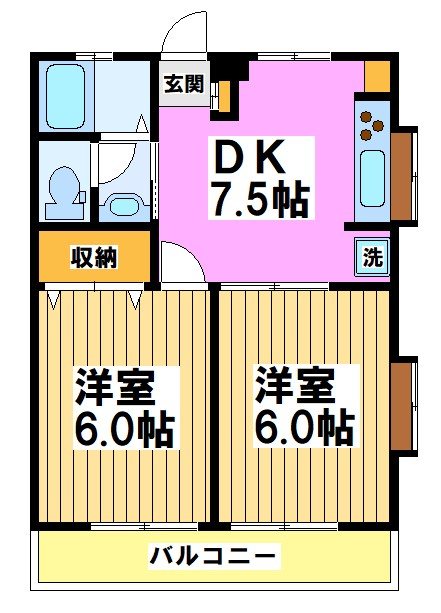 第3ドリームハイツ 間取り