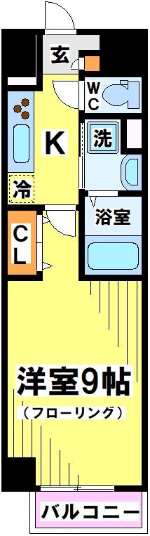 ルピナス 503号室 間取り