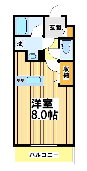 MOMOKI（モモキ） 210号室 間取り