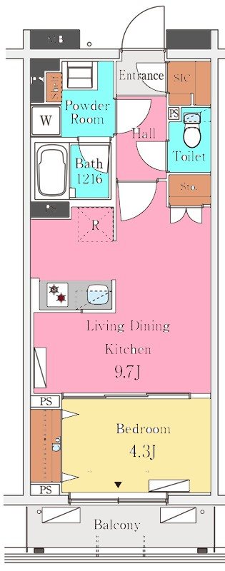テラス杉並方南町 間取り図