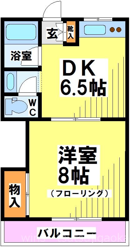 第二コーポ横田 間取り