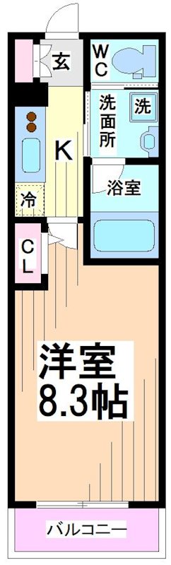 ブライズ杉並和泉  間取り