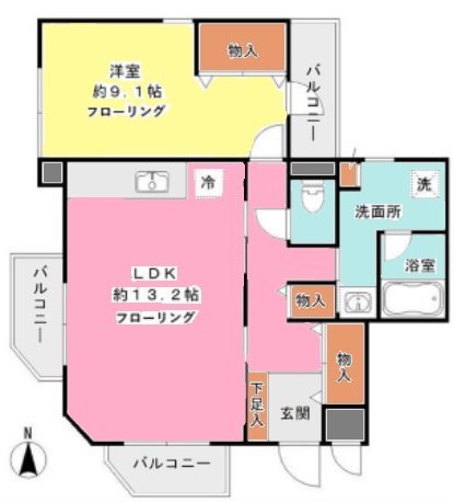 クレスト和泉 間取り