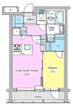 プレディアコート代々木上原 間取り