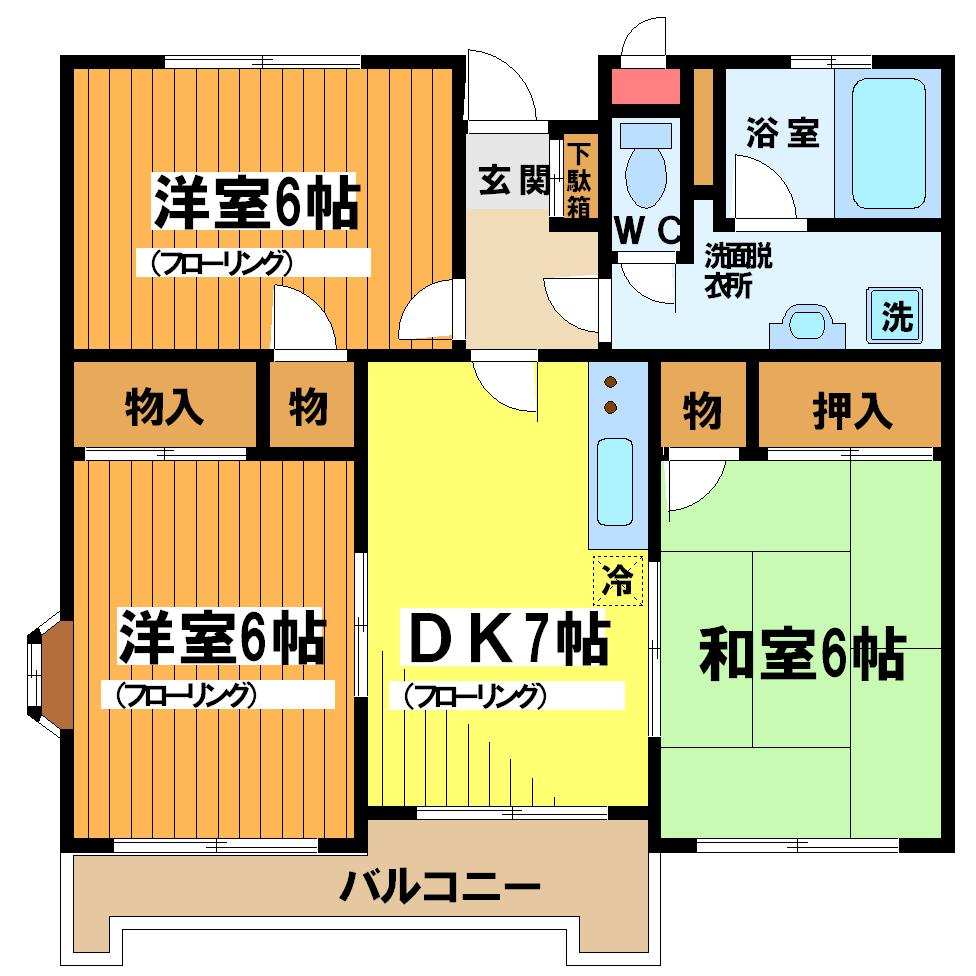 ハイツ鈴木 間取り