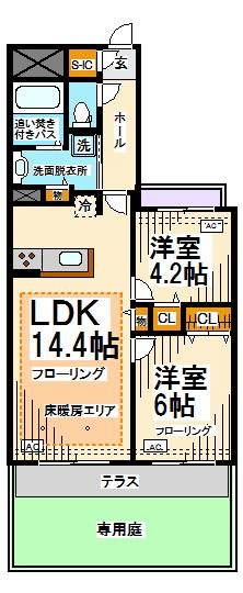 AZALETY上北沢  間取り