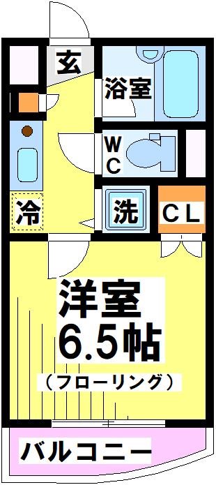 ル・グランブルーつつじヶ丘 間取り図