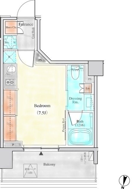 ザ・パークハビオ代々木 間取り