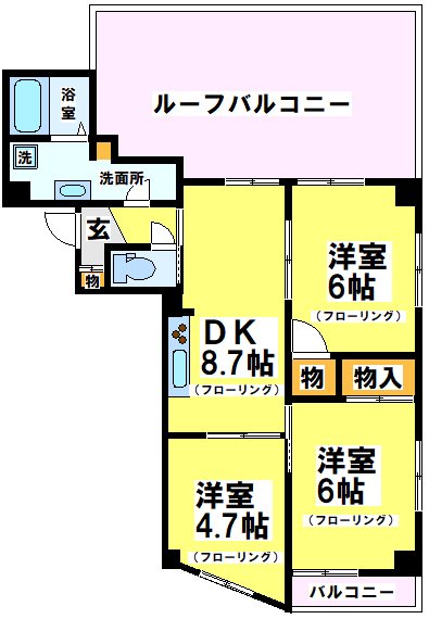 スターハイツ八幡山（当社限定物件) 間取り図