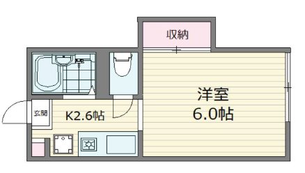 メゾン・ド・三恵 102号室 間取り