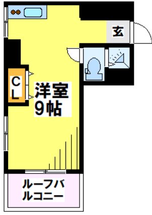 コーポ末広 302号室 間取り