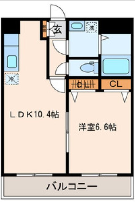 ヴィラフロレスタ 106号室 間取り