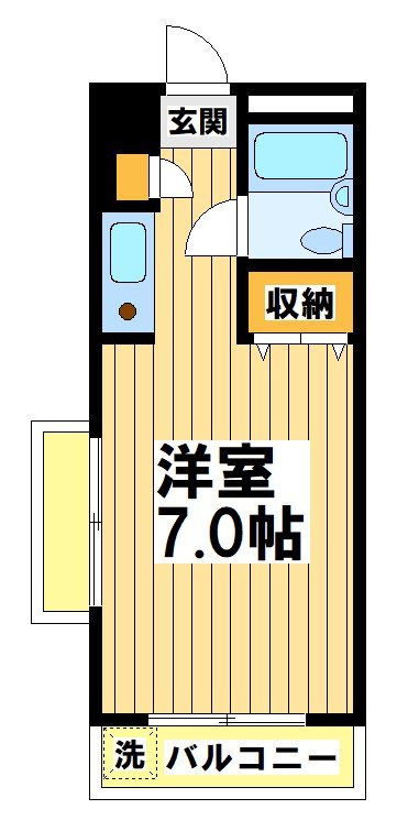 ロイヤルカイザー 304号室 間取り