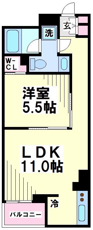 プライムアーバン笹塚 間取り