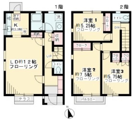 エミネントヴィラ B-1号室 間取り