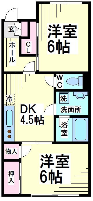 グランドール南台 間取り
