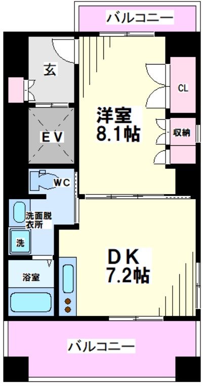 ACT　SOHO　KEIO笹塚 間取り